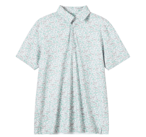Youth Camo Polo - Marsh
