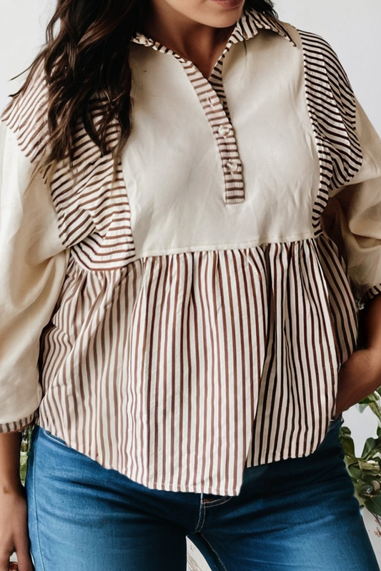 Plus Size Peplum Top