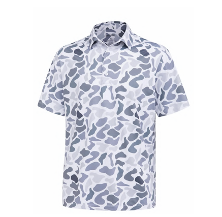 Youth Grey Duck Camo Polo