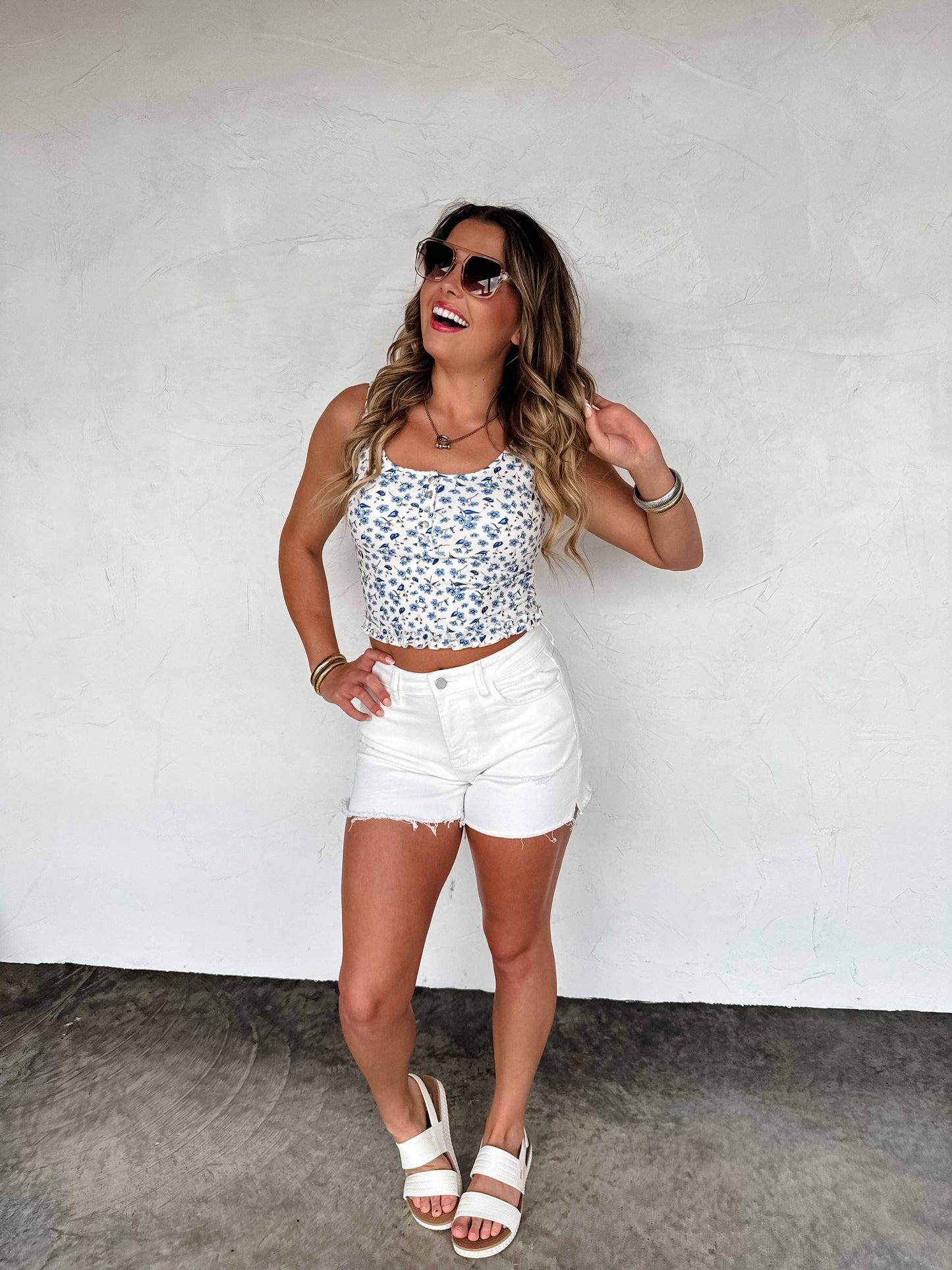 River Raw hem Shorts