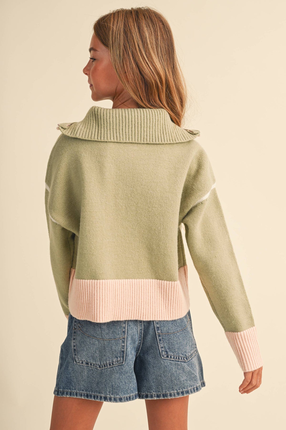 Youth Sage Beauty Sweater