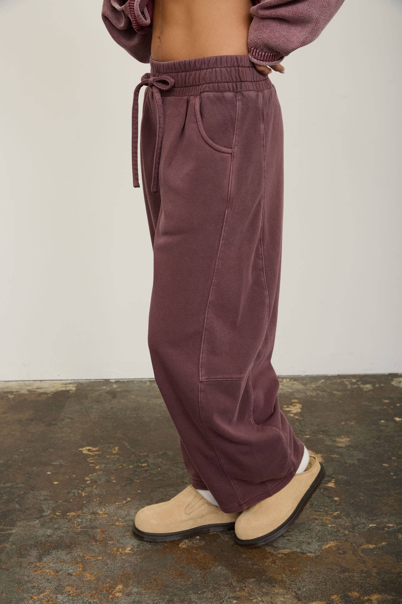 Laid-Back Luxe Barrel Pants