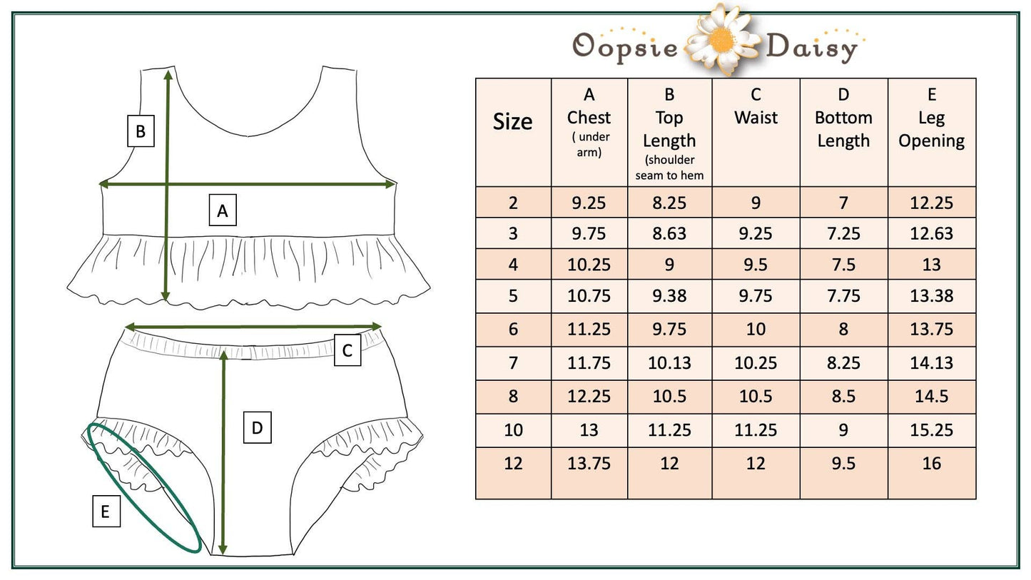 Oaklie Lush Teal 2 Piece Swimsuit