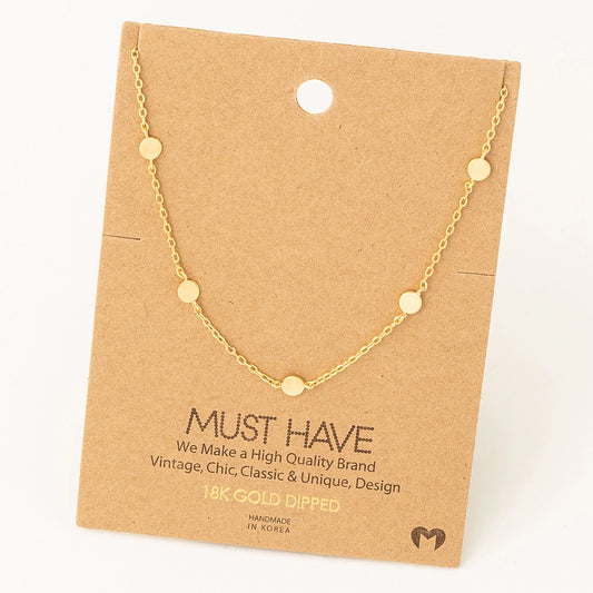 Dainty Circle Necklace