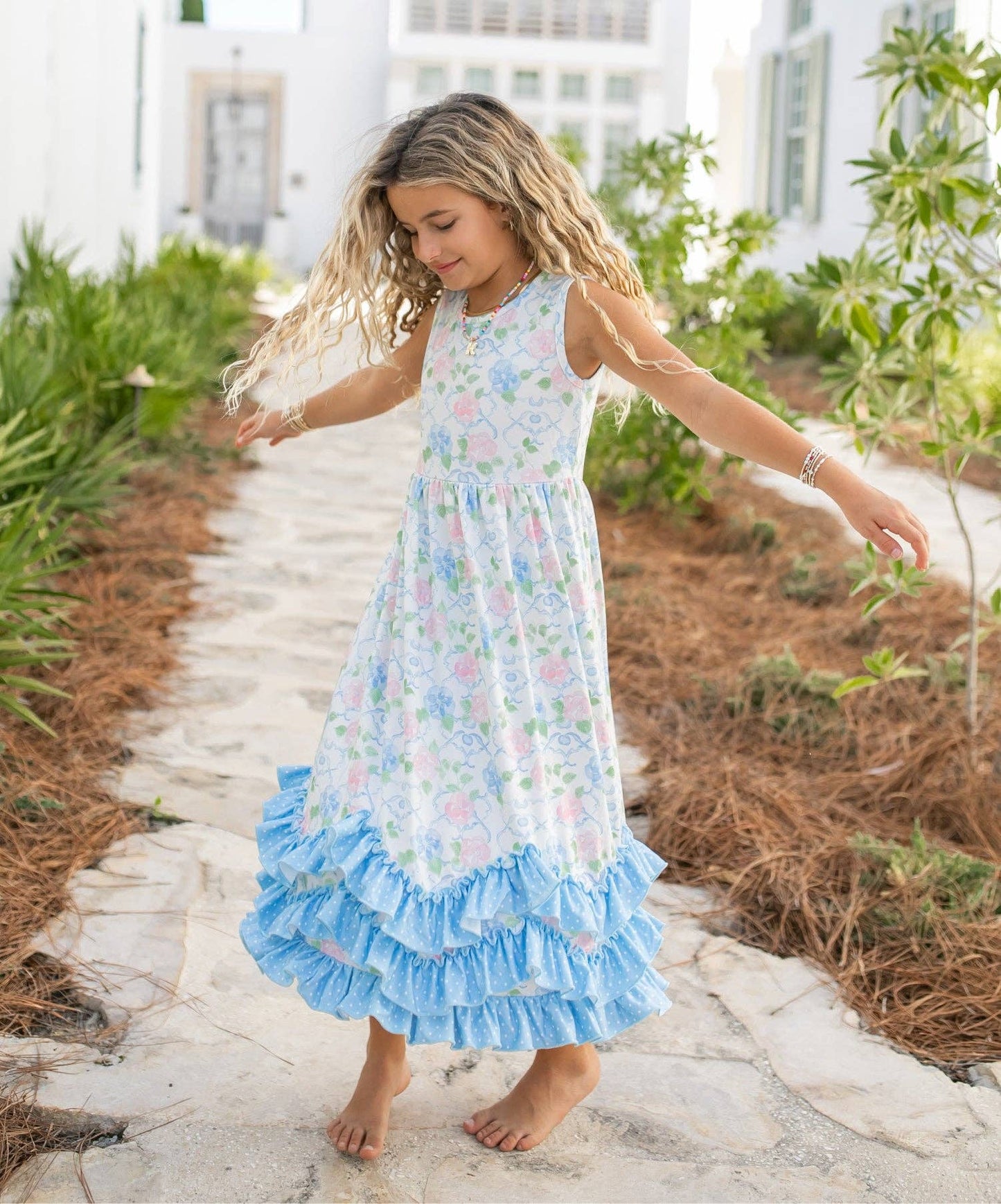The Olivia 3 Ruffle Dress
