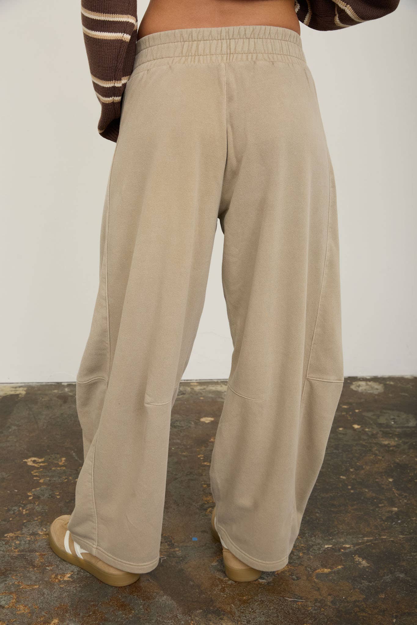 Laid-Back Luxe Barrel Pants