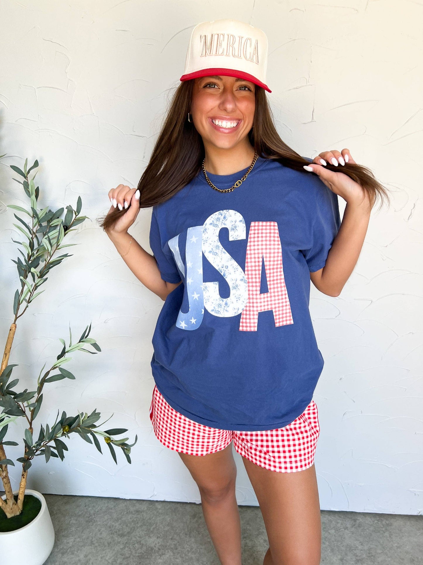 USA Stars + Plaid