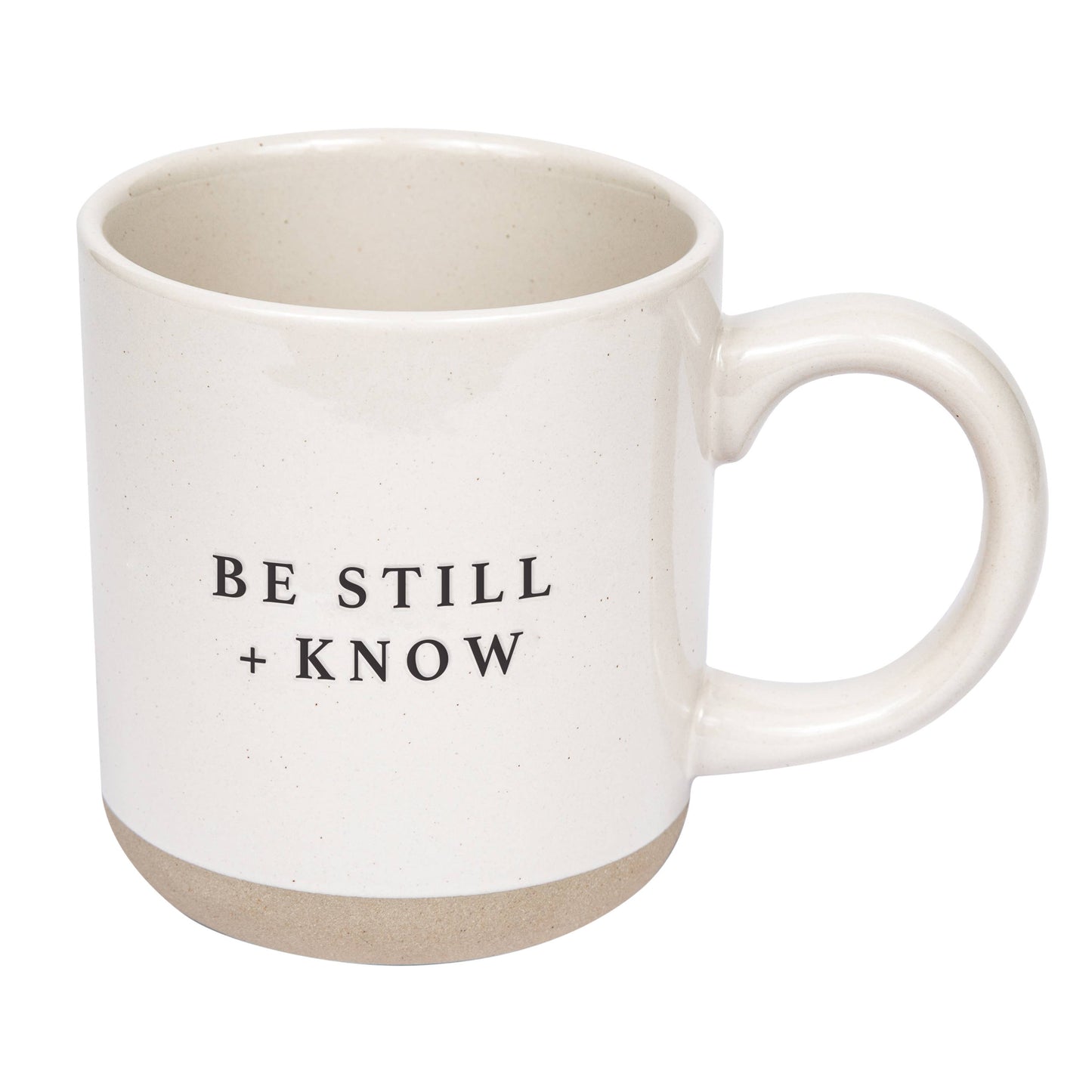 Be Still + Know Stoneware Coffee Mug