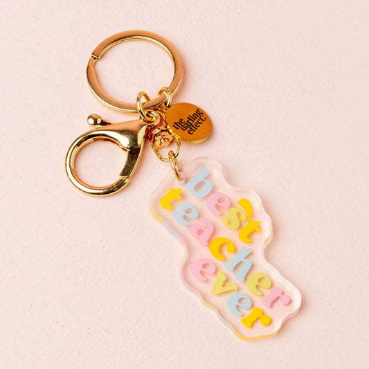 Acrylic Keychain-Best Teacher Ever