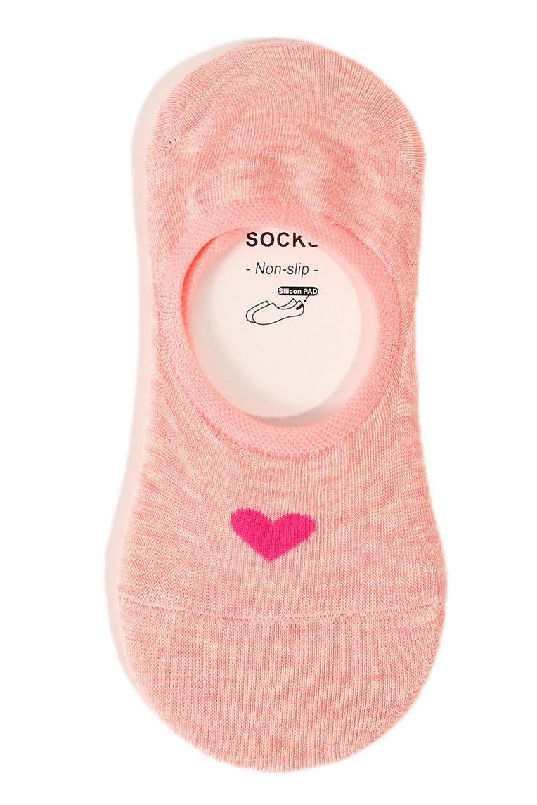 LOVEY HEART INVISIBLE SOCKS
