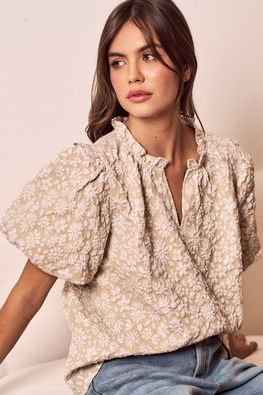 Embroidered Boho Blouse