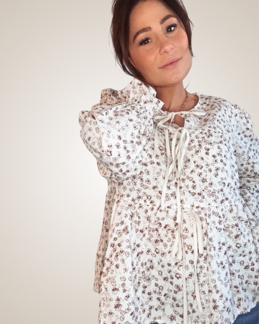 Pretty in Peplum Blouse