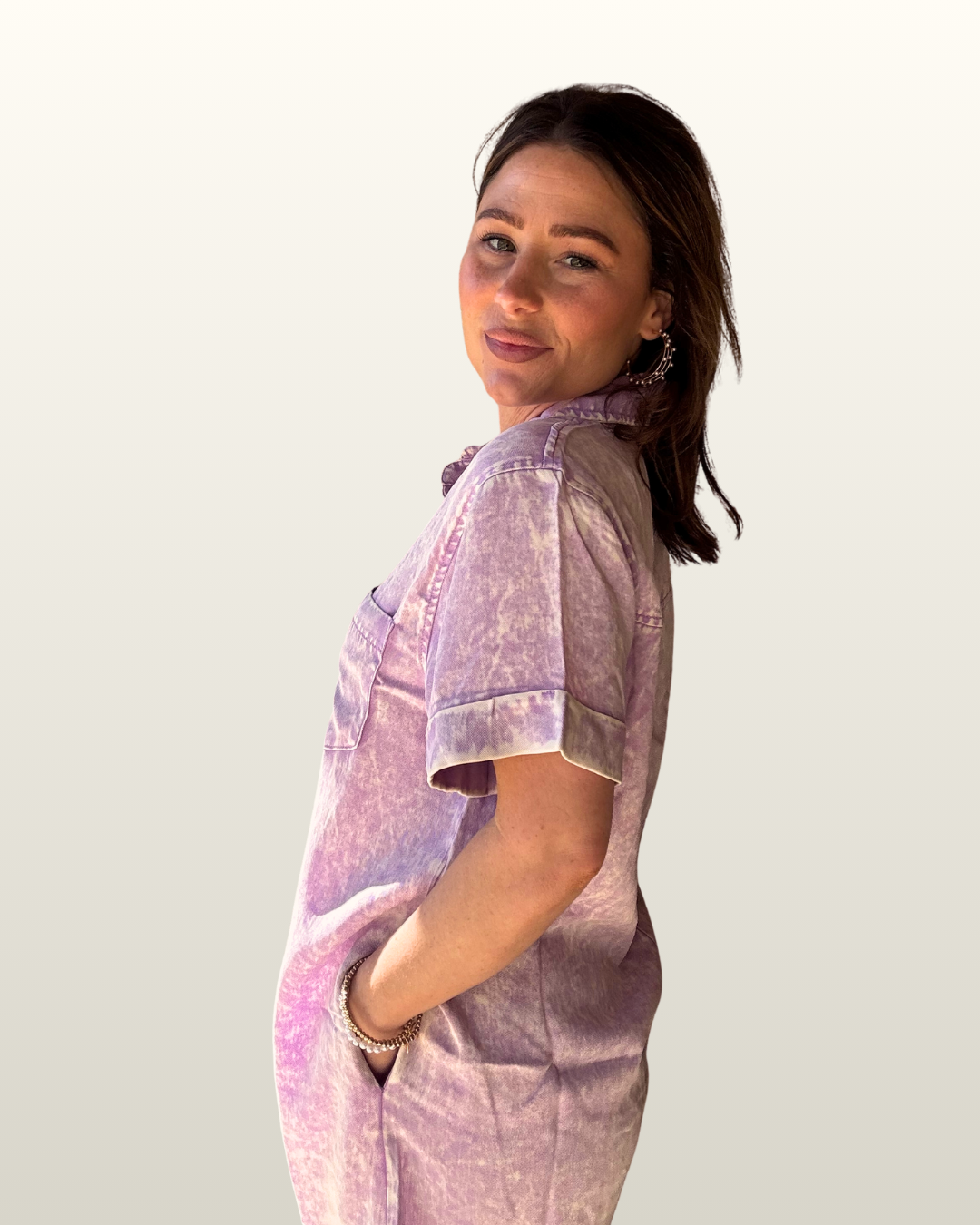 The Lavender Lounge Romper