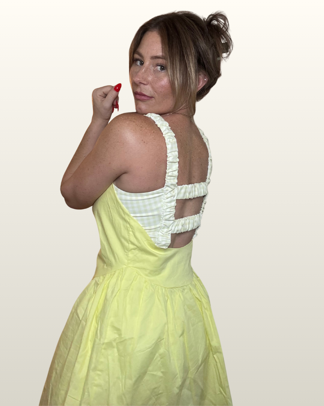 Give me Gingham Mini Dress